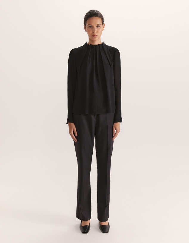 SABA - Willa High Neck Long Sleeve Top