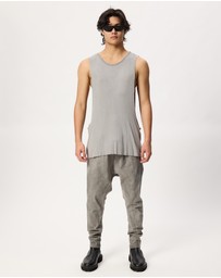 Surrounded By Ghosts - The Titanium Rib Knit Muscle T-Shirt