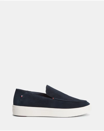Tommy Hilfiger - Milann Light Suede Loafers - Men's