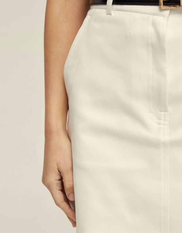 Oxford - Hepburn Cotton Blend Mini Skirt