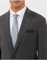 Van Heusen - Wool Blend Glen Check Suit Jacket