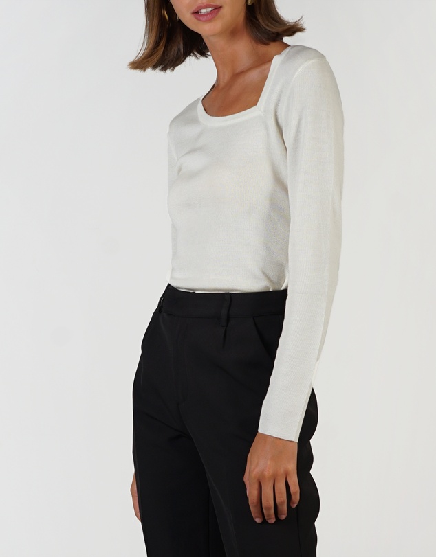 Lydan The Label - Tear Drop Neckline Knit