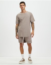 Surrounded By Ghosts - The Larimar Fleece Drawstring Shorts