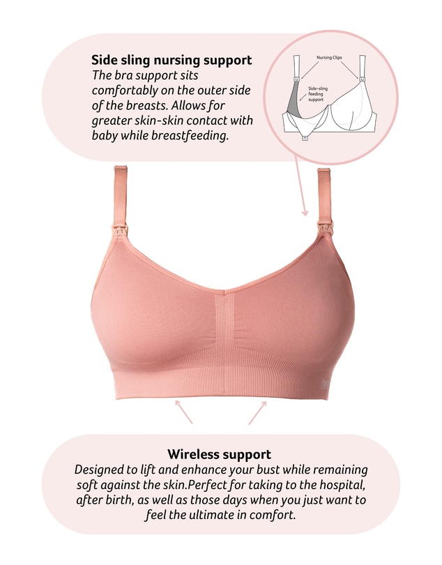 Hotmilk Maternity Lingerie - My Necessity 2.0 FlexFit Nursing Bra - Wirefree