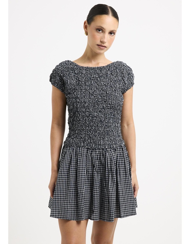 Subtitled - Adari Smocked Mini Dress