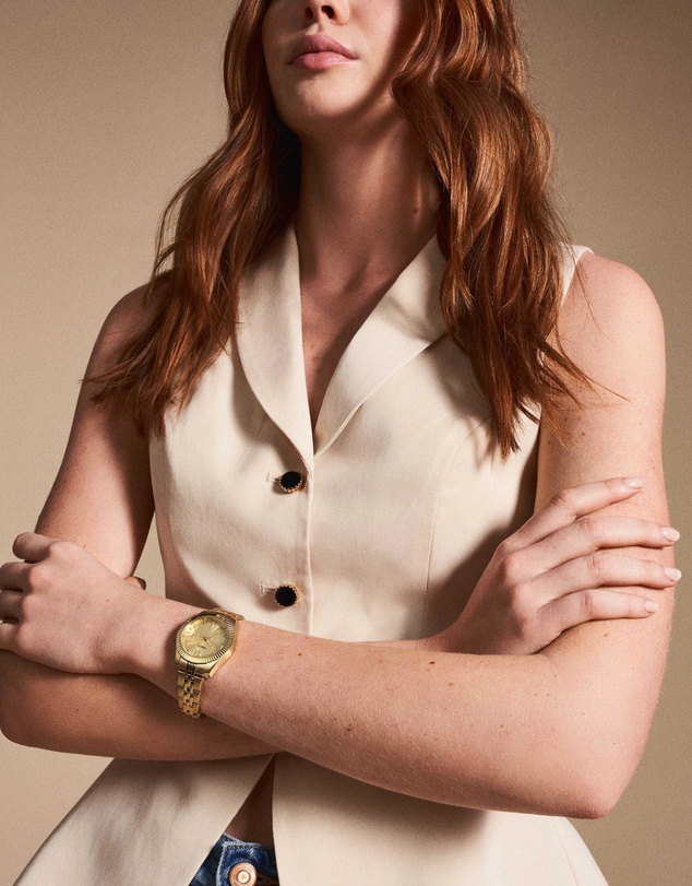 Fossil - Scarlette Gold Tone Analogue Watch