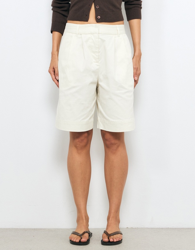 AERE - Dionne Cotton Tailored Shorts