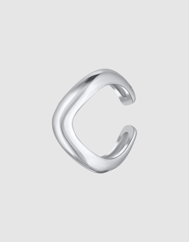 Elli Jewelry - Earrings Single Earcuff 925 Sterling Silver