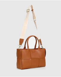 Belle & Bloom - Long Way Home Woven Tote - Camel