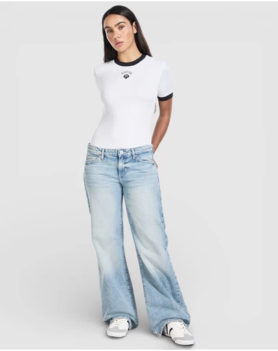 GUESS - Low Rise Slouchy Jeans