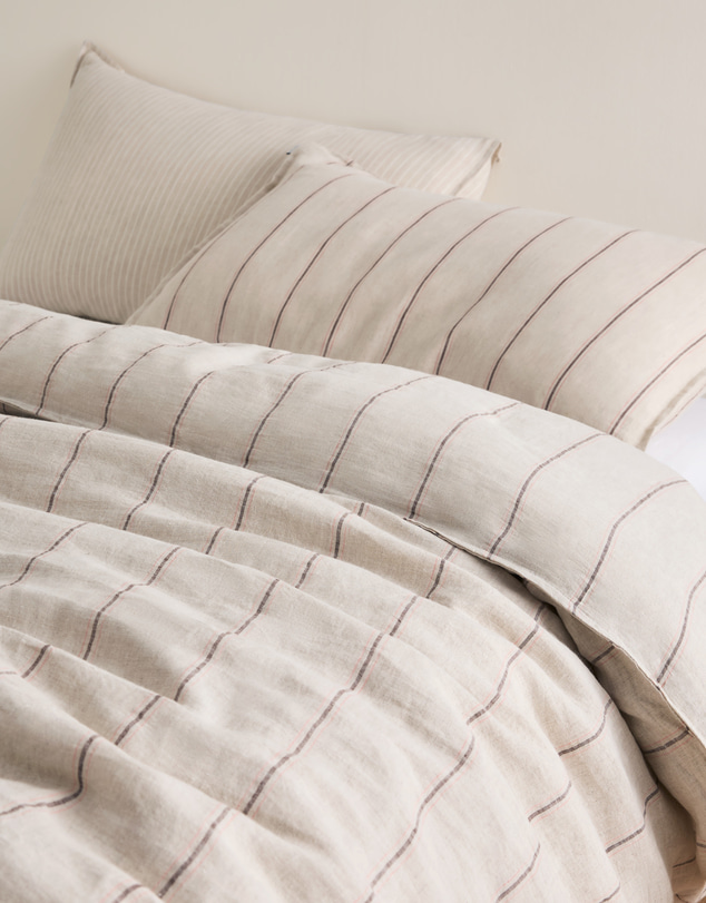 Country Road - Skye Linen Queen Quilt Cover