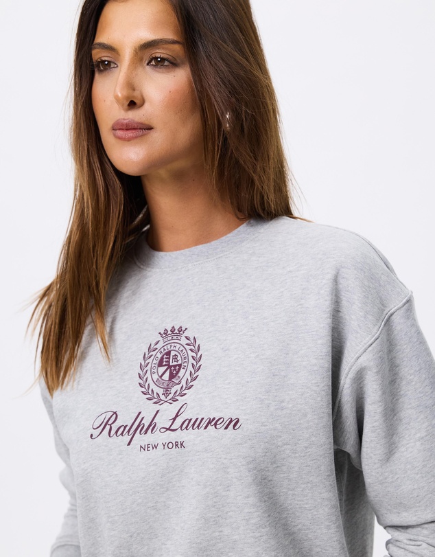 Polo Ralph Lauren - Logo Crest Fleece Crewneck - ICONIC EXCLUSIVE