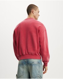 Cotton On - Oversized Graphic Crew Sweater
