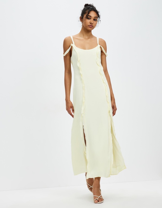 Third Form - Stroke Frill Slip Dress