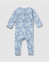 Wilson & Frenchy - Organic Zipsuit With Feet - Babies