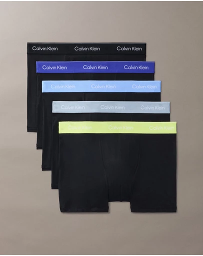 Calvin Klein - 5-Pack Icon Cotton Stretch Relaxed Fit Trunks