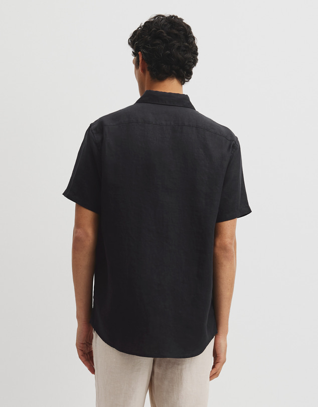 Country Road - Regular Fit Short Sleeve Linen Shirt