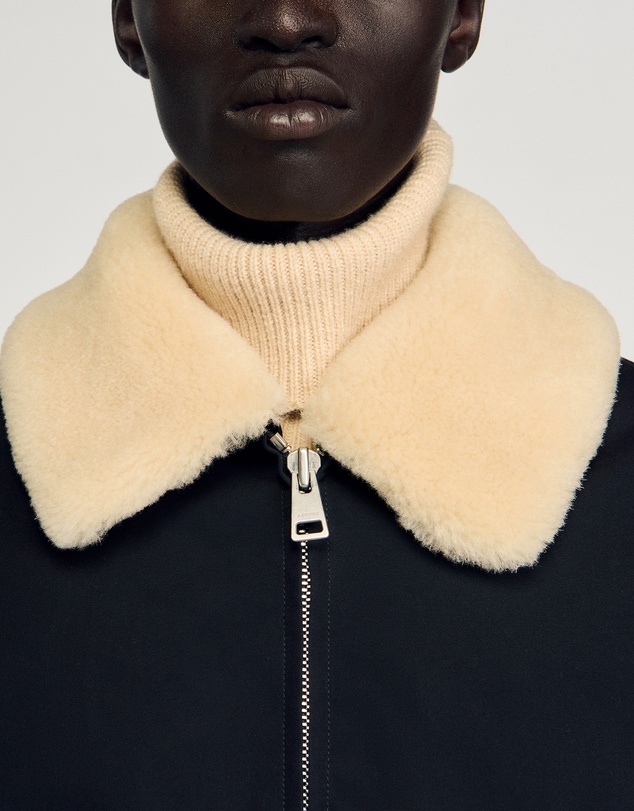 Sandro - Cotton Aviator Jacket