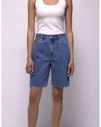 AERE - Longline Denim Shorts