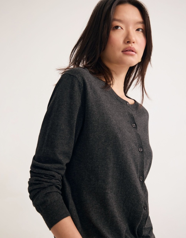 Oxford - Saga Side Button Cardigan