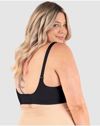 B Free Intimate Apparel - Invisible Mesh Maternity & Nursing Padded Bra (C-D-DD-E-F-G) Cup