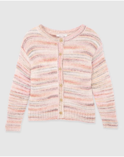 Bebe by Minihaha - Wild Garden Ombre Cardigan 3-7 Yrs