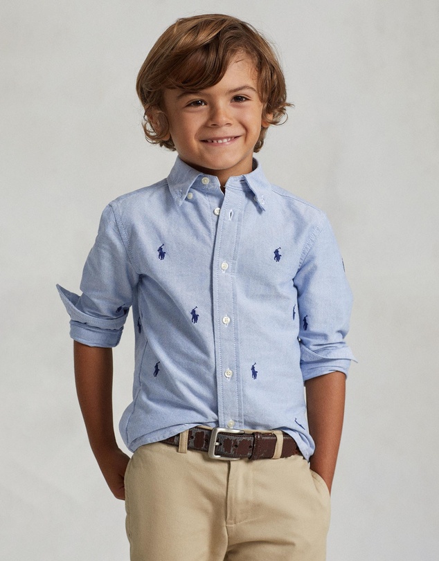 Polo Ralph Lauren - Polo Pony Cotton Oxford Shirt -Kids
