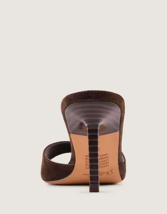 Shelly Shen - Addison High Sandals Brown Suede