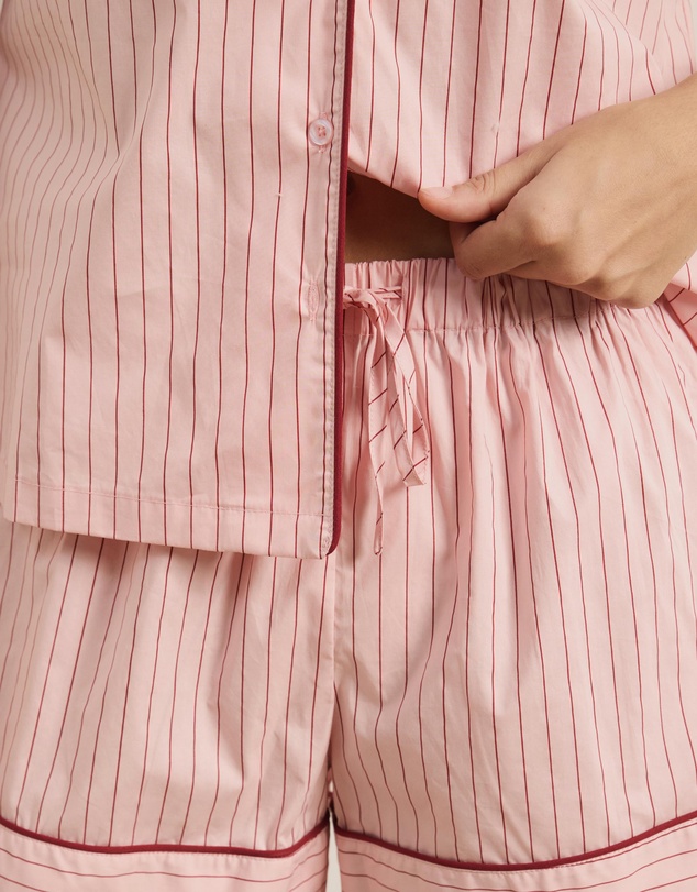 Atmos&Here - Riley Stripe Cotton Pyjama Set