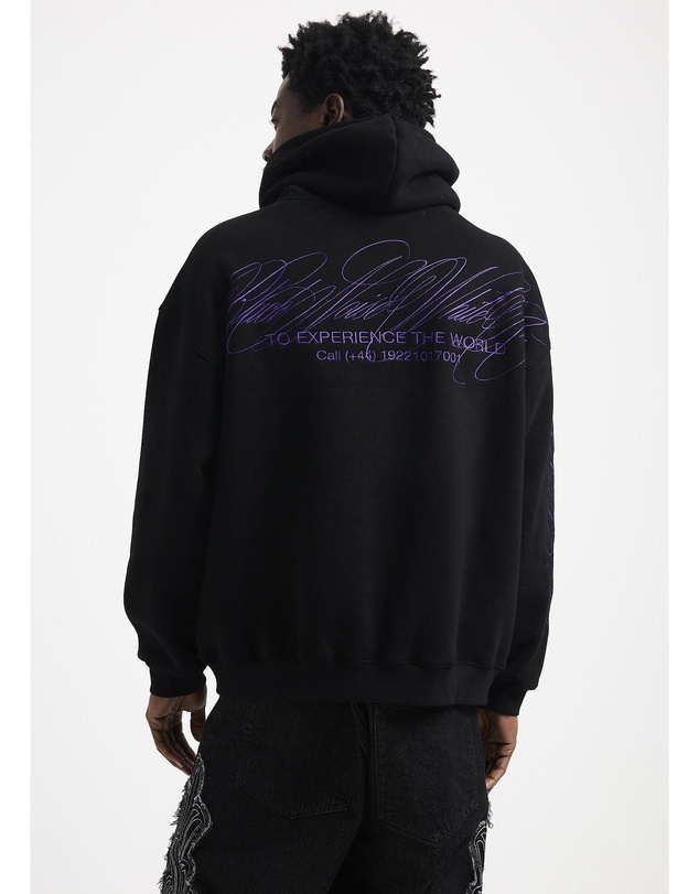 Black Noise White Rain - Charm Hoodie
