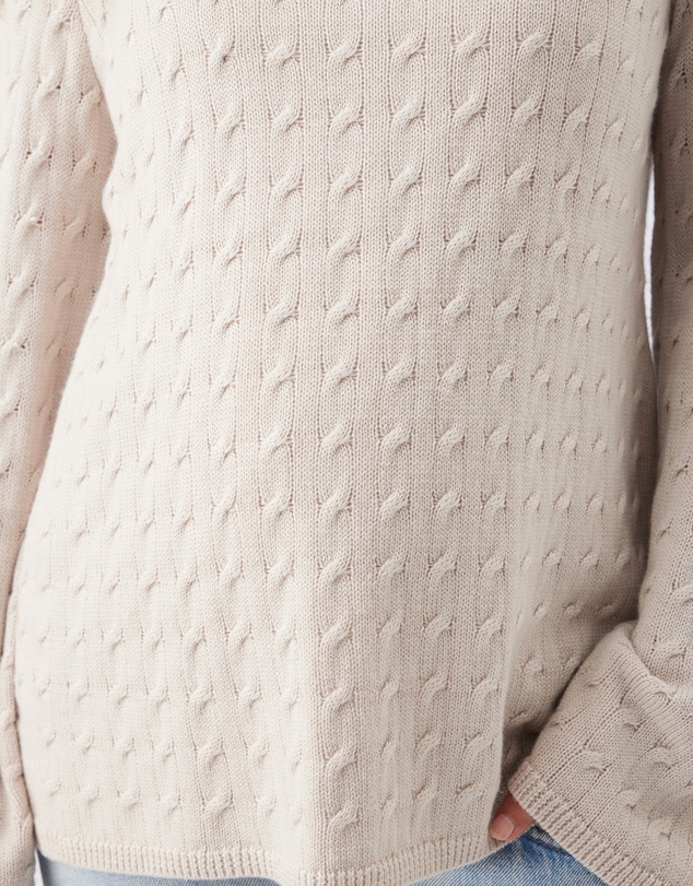 Ripe Maternity - Carla Cable Nursing Knit
