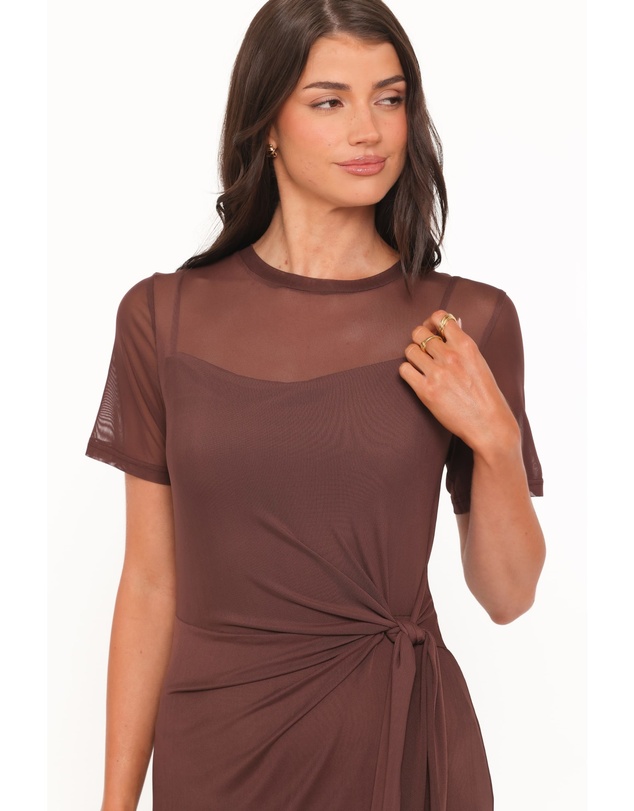 Petal & Pup - Marcello Maxi Dress - Dark Brown