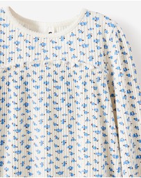 Cotton On Kids - Posie Long Sleeve Babydoll Top