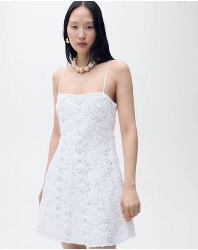 M.N.G - Fruit Floral Textured Dress
