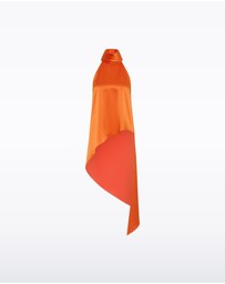 Carla Zampatti - Clementine Satin Acetate Draped Asymmetric Top