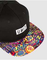 UNIT - UNIT Fizzle Youth Flat Peak Snapback Cap