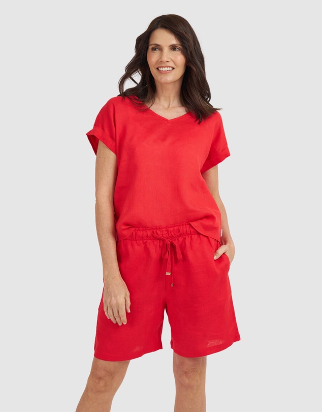 CAMIXA - Panthea Linen Shorts