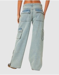 EDIKTED - Andi Low Rise Cargo Jeans