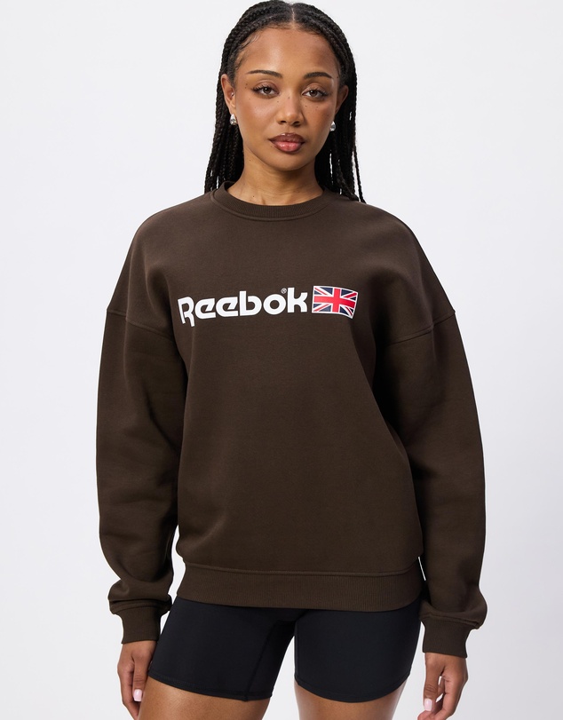 Reebok - Relaxed Fit Crew Neck Sweatshirt