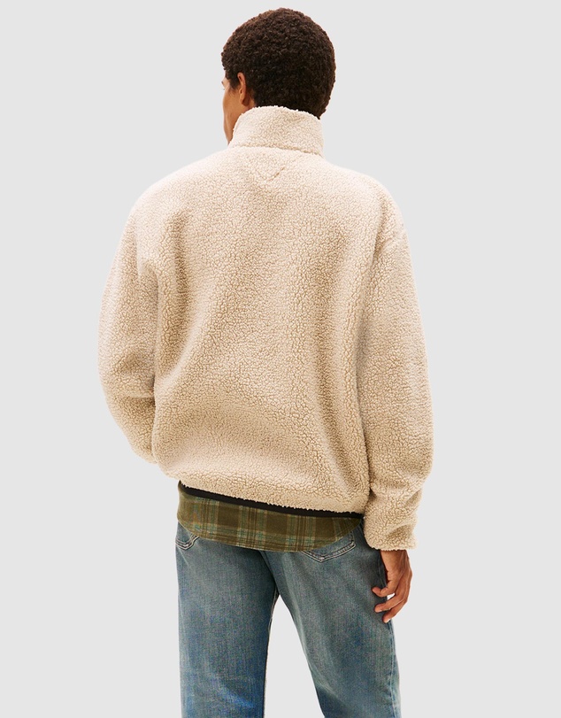Tommy Jeans - Relaxed Badge Zip Through Teddy