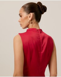 Tussah - Cowl Neck Midi Dress