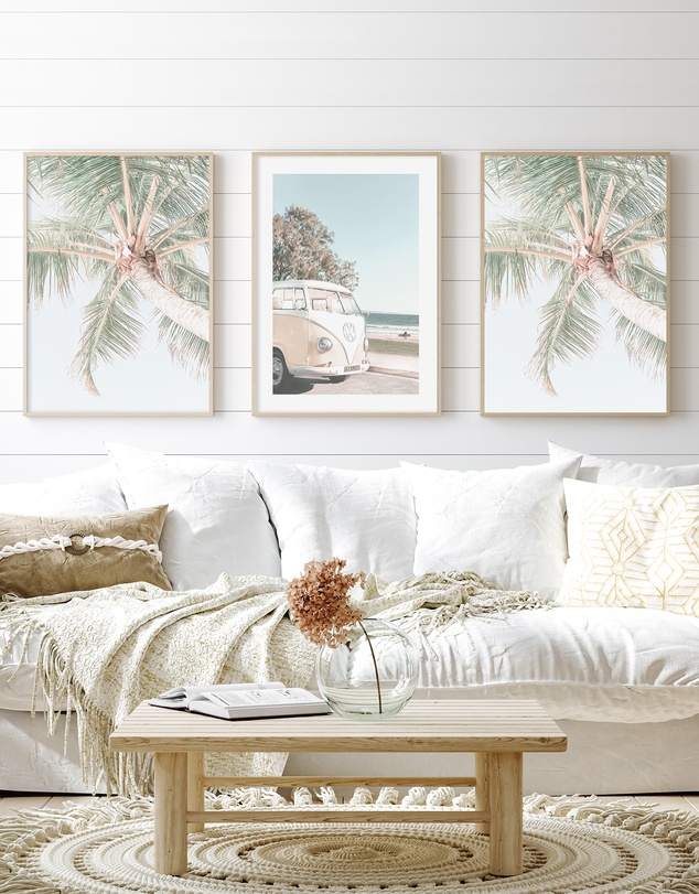 Olive et Oriel - Byron Kombi Art Print