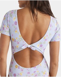 Roxy - Womens Wildflower Short Sleeve One Piece Swimsuit