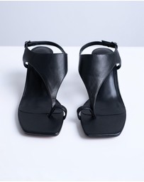 TOPSHOP - Iman Toe Loop Heeled Sandals