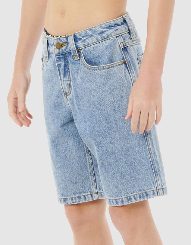 Rip Curl - Hyped Up Denim Walkshorts - Teens