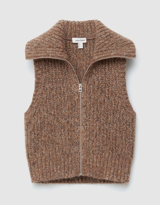 & Other Stories - Knitted Zip-Up Vest