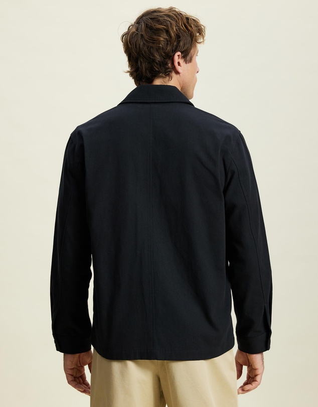 AERE - Cotton Canvas Shacket