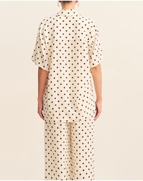 Shona Joy - Houston Side Split Short Sleeve Shirt