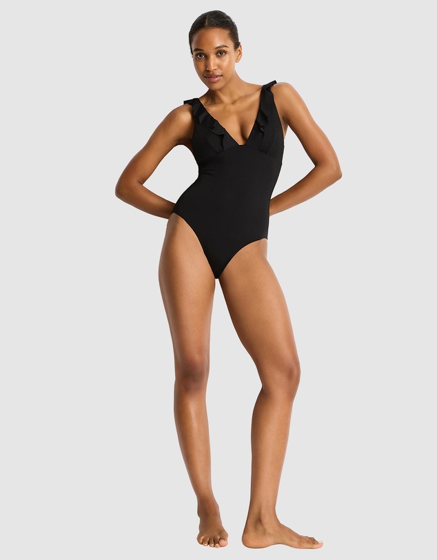 Sea Level Australia - Essentials Frill One Piece