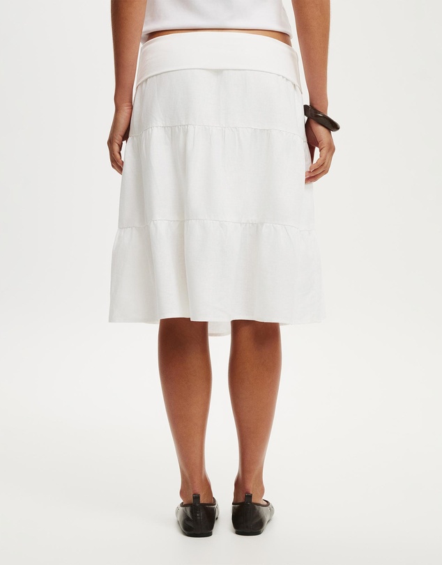 Cotton On - Haven Fold Over Midi Skirt